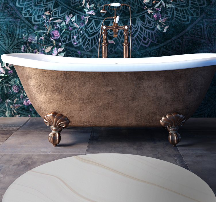 Beli marmor minimalna vinilna preproga - TenStickers