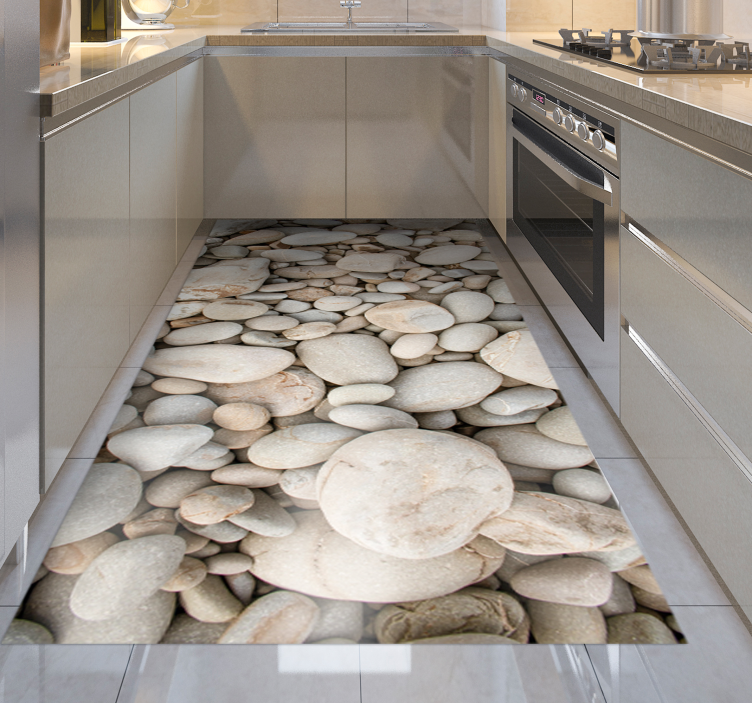 Beli majhni kamni kuhinjska vinil preproga - TenStickers