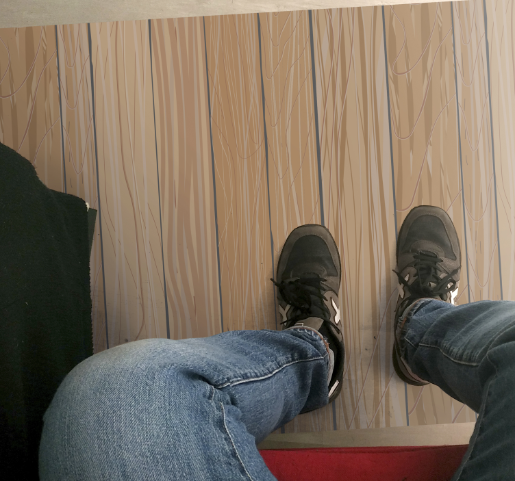 Bledo lesena deska iz vinila - TenStickers