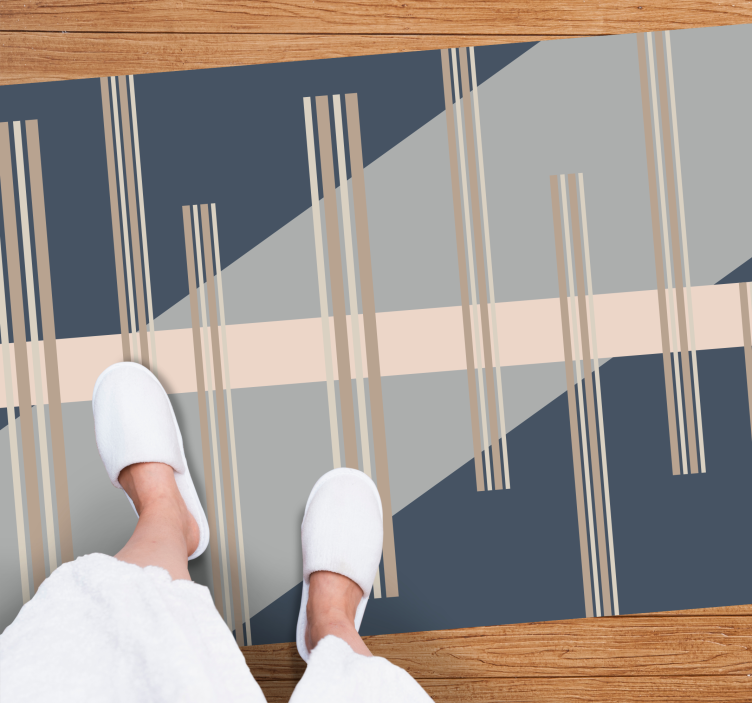 črtasto estetiko Vinilna preproga s črtami - TenStickers