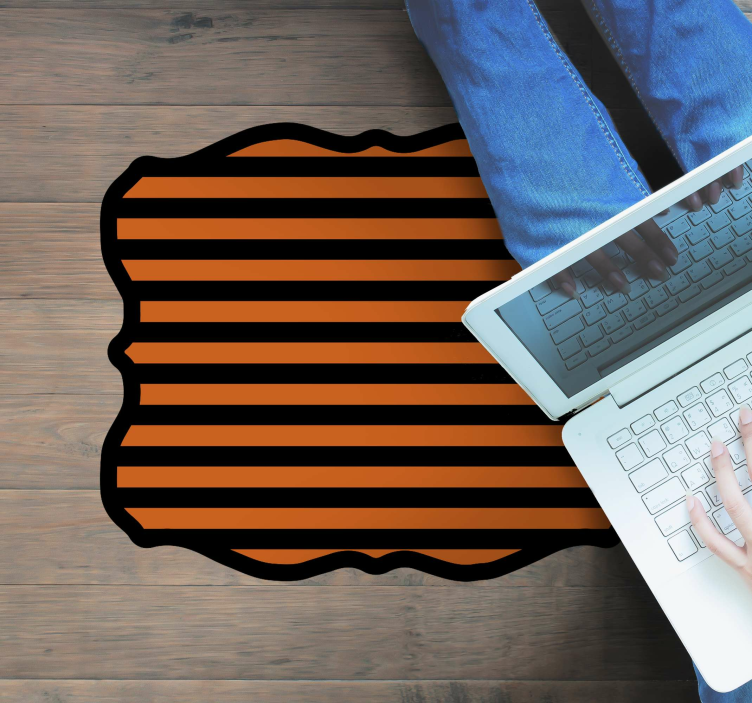 črte za noč čarovnic Vinilna preproga za noč čarovnic - TenStickers