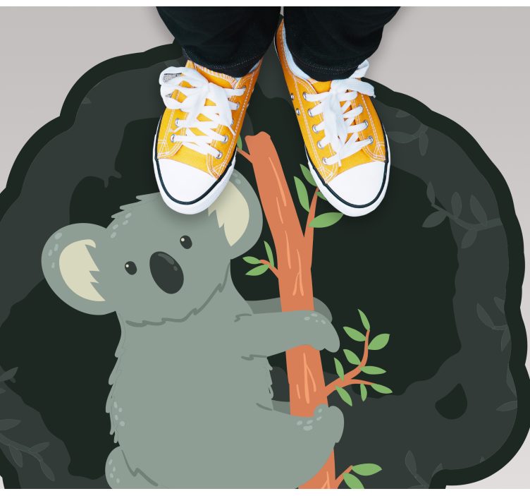 Cute koala charm tepih z živalskim potiskom - TenStickers