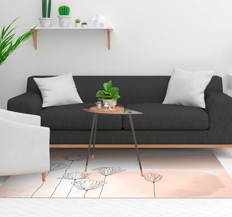 Vinilna cvetlična preproga - TenStickers