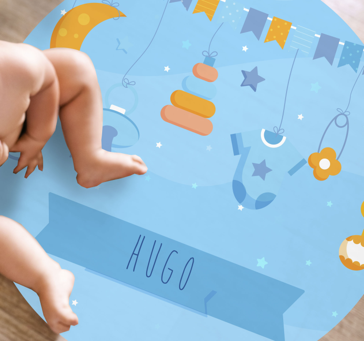 Dekoracija otroške sobe po meri Vinilna preproga za dojenčke - TenStickers