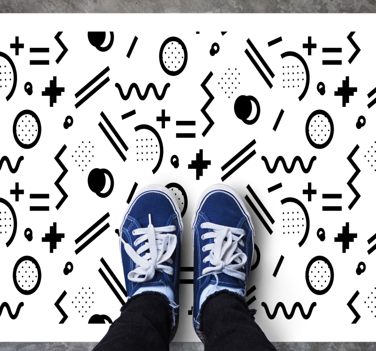 Dinamično igranje vzorcev Vinilne preproge v drugih vzorcih - TenStickers