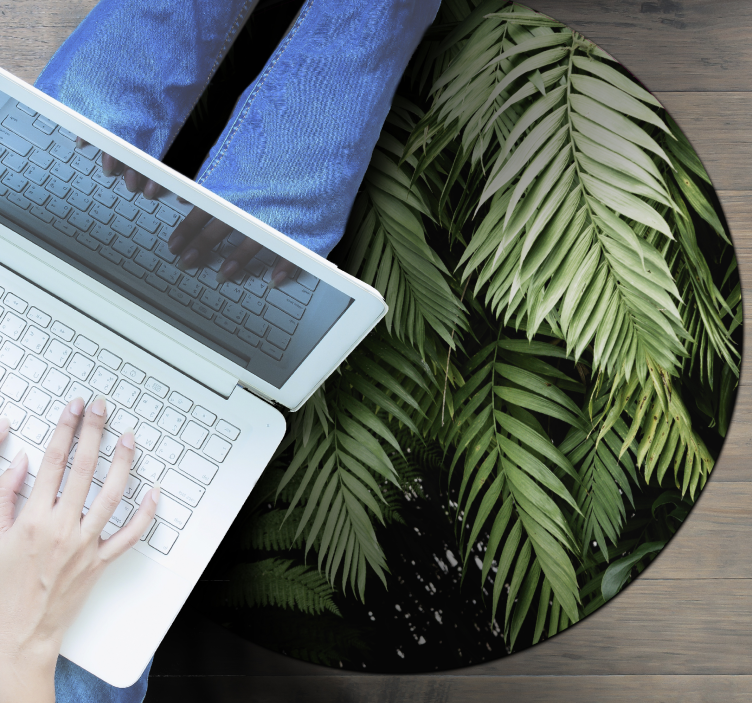 Džungla rastline cvetlične preproge - TenStickers