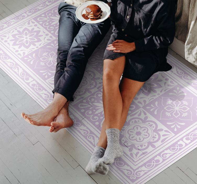 Eleganca mandale Vinilna preproga za kopalnico - TenStickers