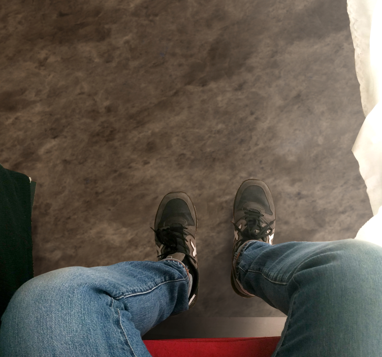 Rjav eleganten učinek Marmorna vinilna preproga - TenStickers