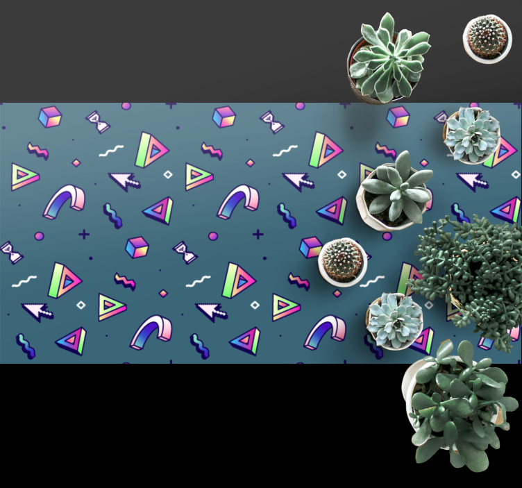 Geometrijski barvni pljusk Vinilne talne obloge z teksturo - TenStickers