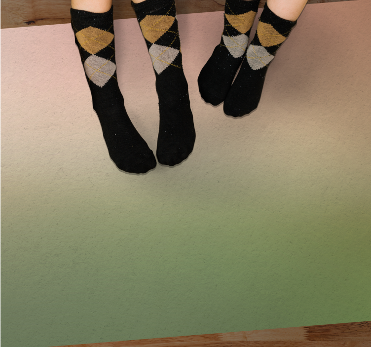 Gradientna barvna mešanica Vinilna preproga za vhod - TenStickers