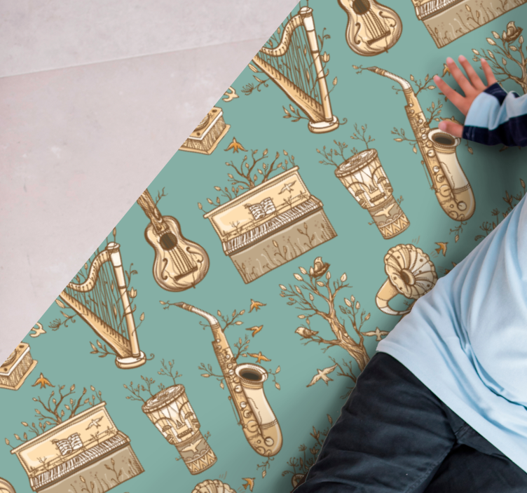 Ideja za glasbila Vinilne preproge v drugih vzorcih - TenStickers