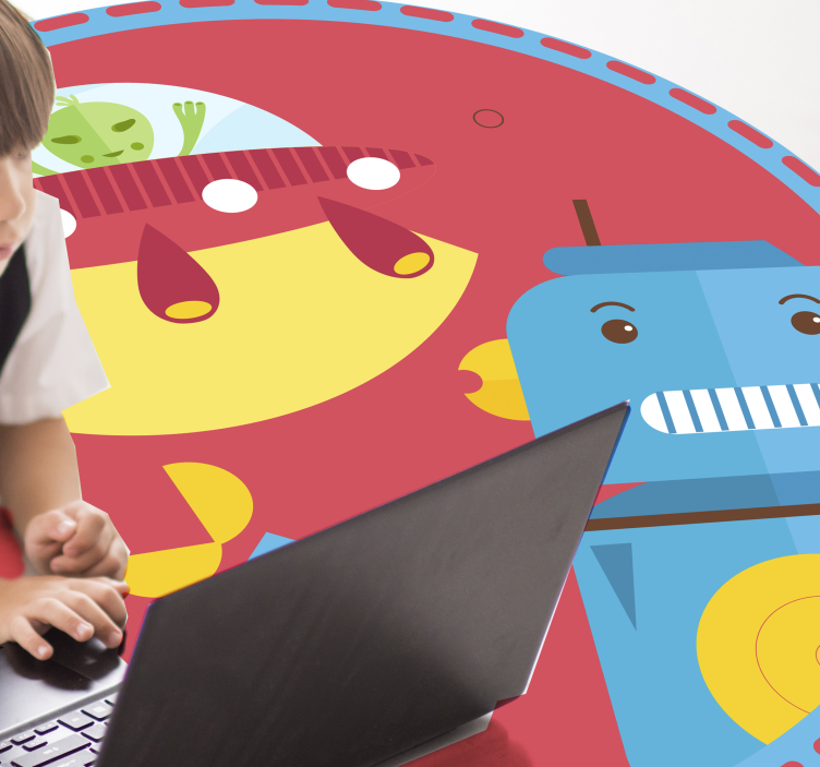 Igra podmorskega robota Otroške vinilna preproga - TenStickers