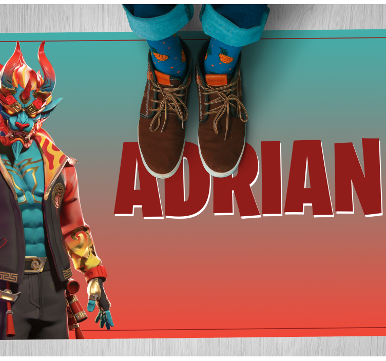 Igralni lik z imenom Vinilna preproga za najstnike - TenStickers