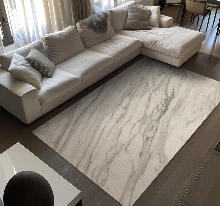 Ivory shades with black details marmorna vinilna preproga - TenStickers