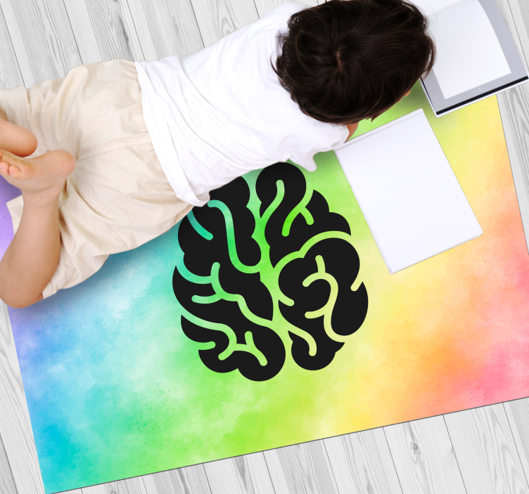 Izobraževalna mavrica Vinilne preproge v drugih vzorcih - TenStickers