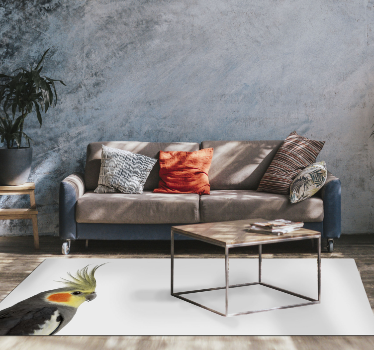 Kakadu papiga živalska preproga - TenStickers