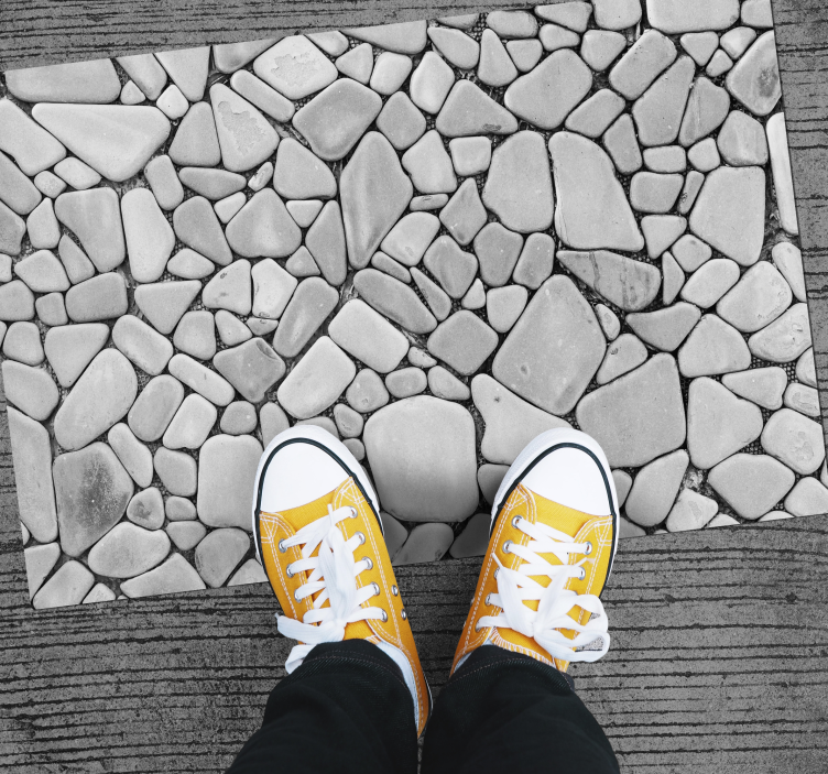 Brezšivne kamnite teksture kamnite talne ploščice - TenStickers