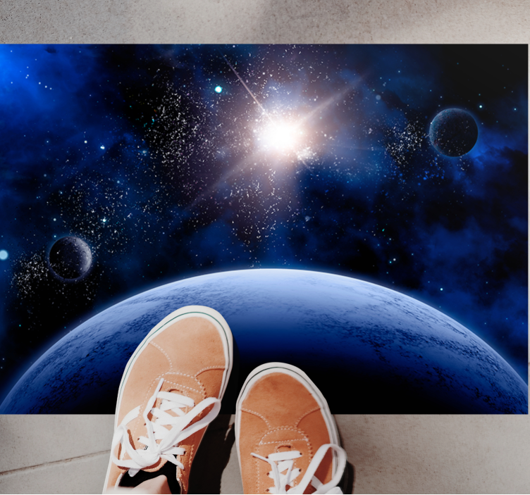 Kozmični zvezdni prizor Vinilne preproge v drugih vzorcih - TenStickers