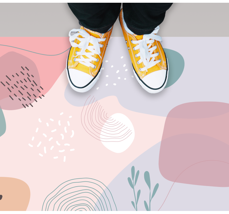 Kreativna pastelna barva moderna preproga - TenStickers