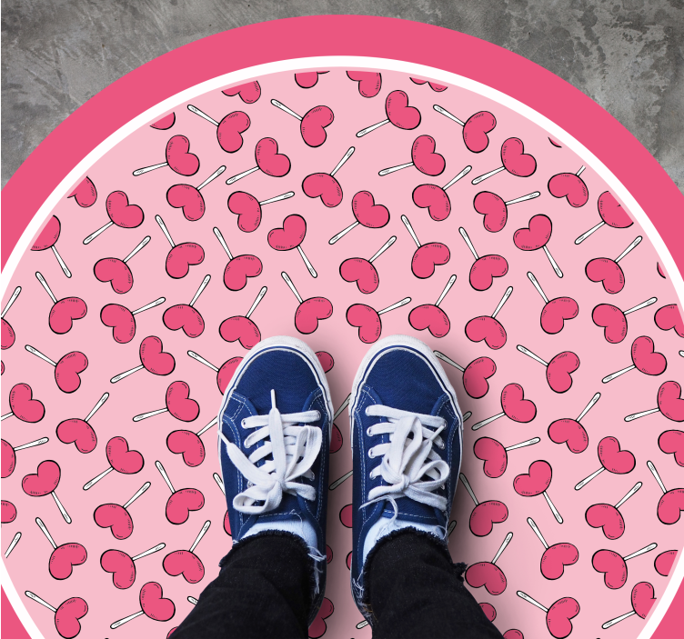 Krog češnjevega užitka Vinilna preproga za dojenčke - TenStickers