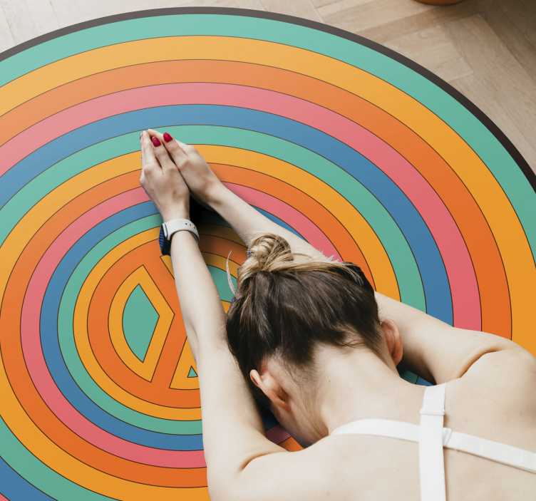 Mirovni simbol krožna preproga - TenStickers