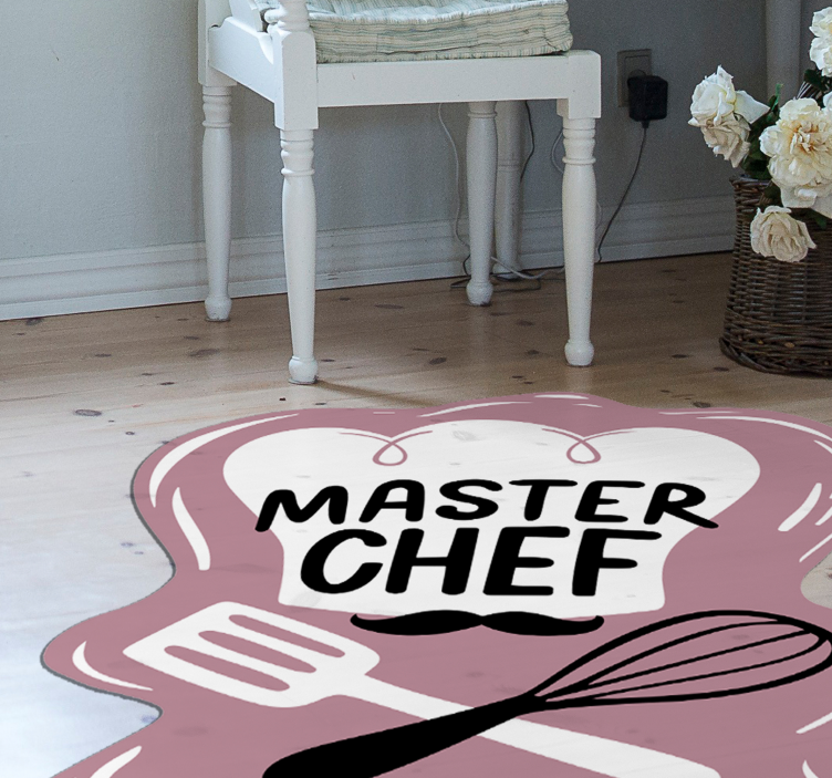 Master chef kuhinjske talne ploščice - TenStickers
