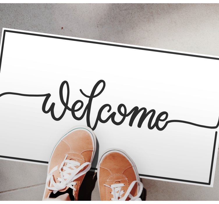 Lepe dobrodošlice s ploščicami za predsobo - TenStickers