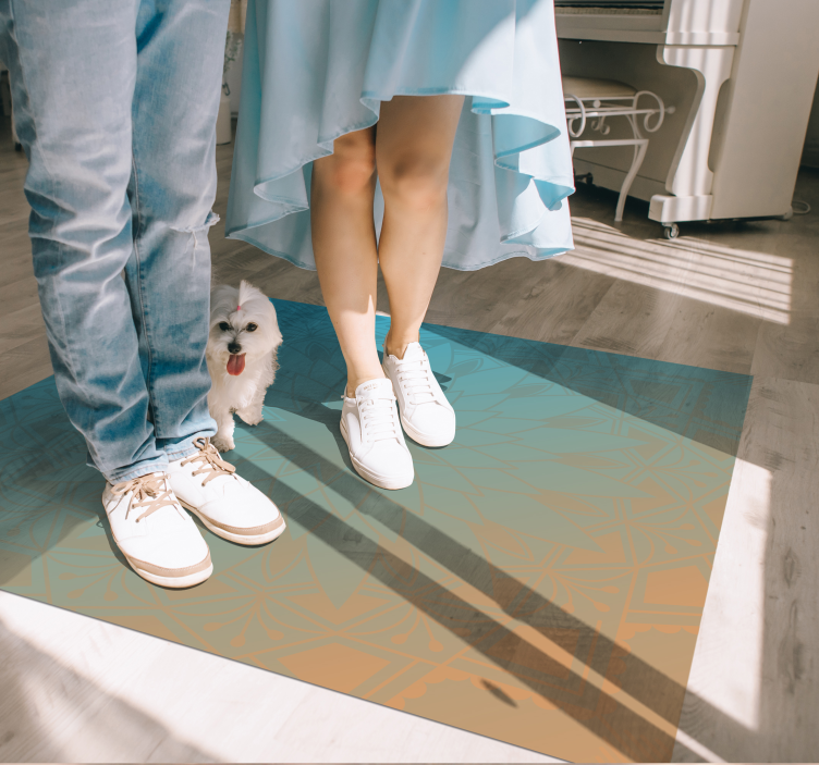 Mandala gradient Vinilna preproga mandala - TenStickers