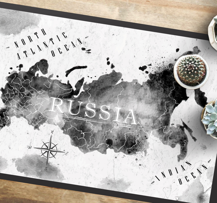 Karta zemljevida podstavki urss world map - TenStickers