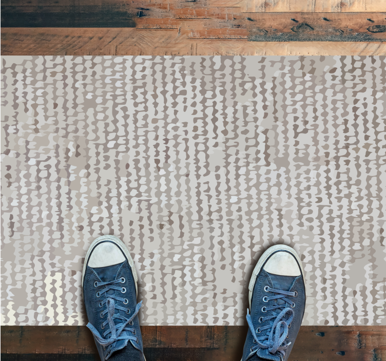 Mehak nevtralen vzorec Vinilne preproge za spalnico - TenStickers