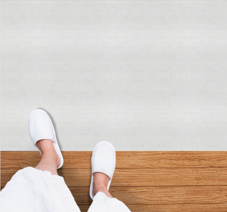 Mehka bela tekstura Vinilna preproga za kopalnico - TenStickers