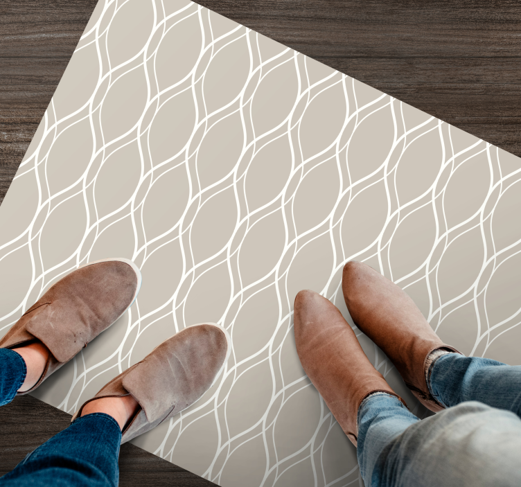 Motiv krivulje Vinilne talne obloge z teksturo - TenStickers