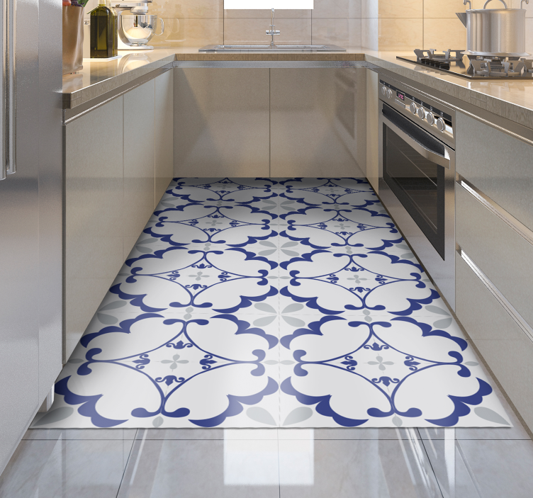 Lahke talne ploščice iz mozaika iz vinil preproge - TenStickers