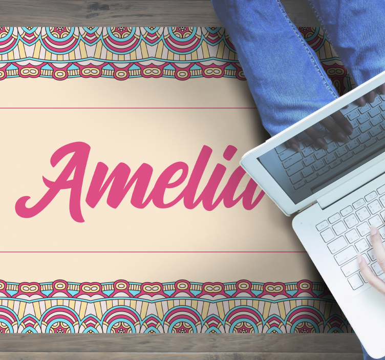 Boemsko oblikovanje po meri Vinilna preproga za najstnike - TenStickers