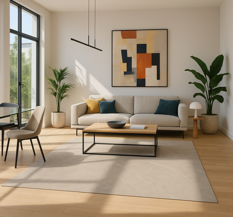 Navadne cementne ploščice Vinilna preproga za dnevno sobo - TenStickers