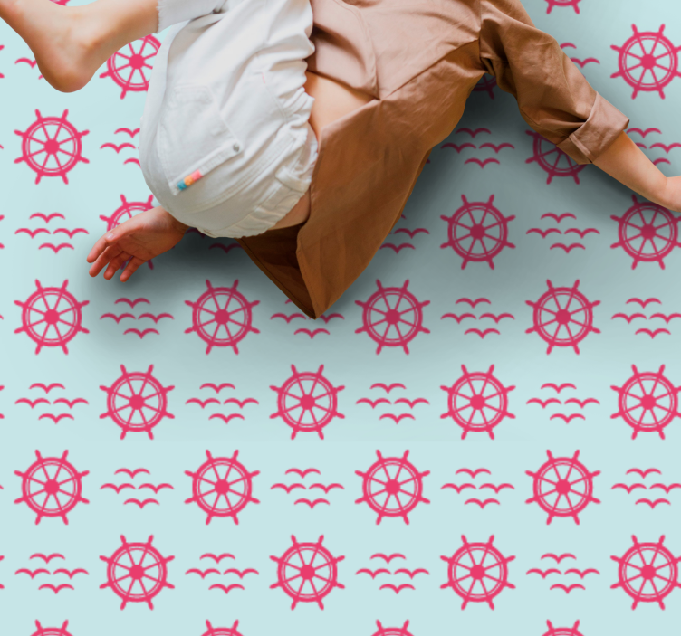 Navtični volani Vinilne preproge v drugih vzorcih - TenStickers