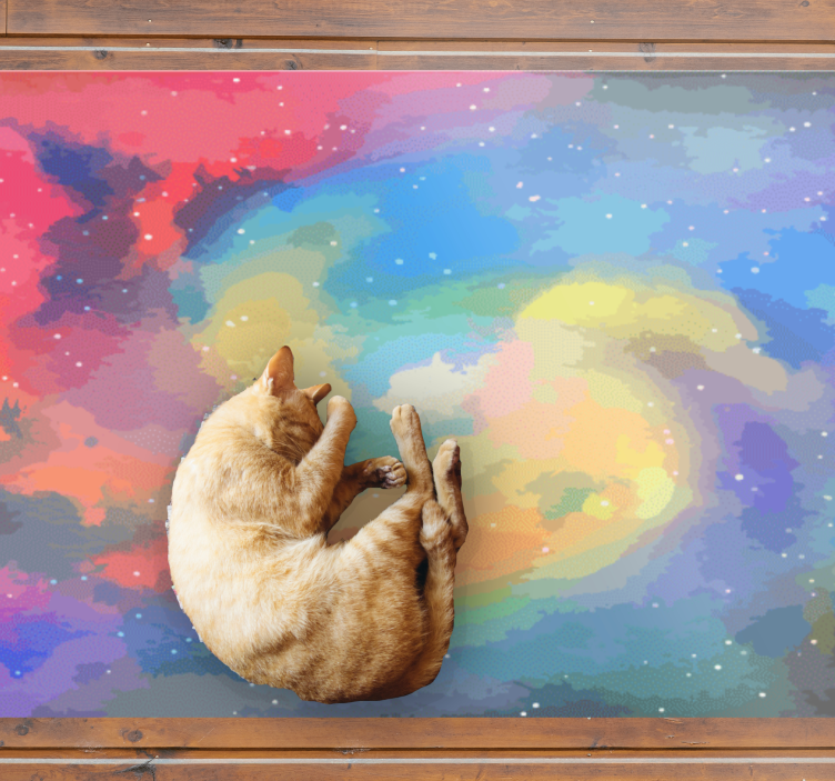 Nebeški vrtinec sodobne vinilne preproge - TenStickers