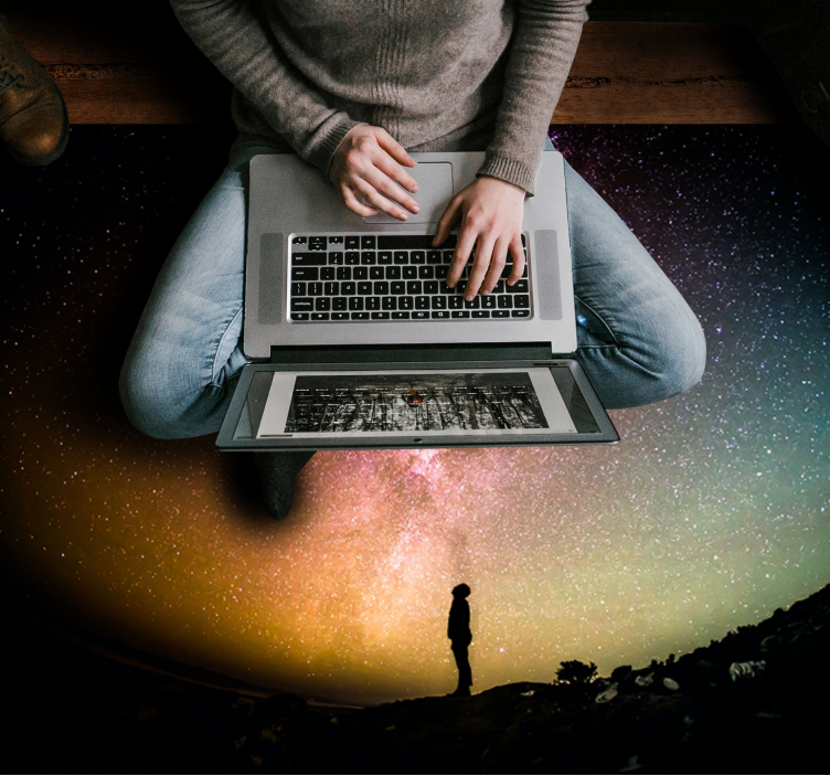 Nebesna pokrajina Naravne vinilnea preproga - TenStickers