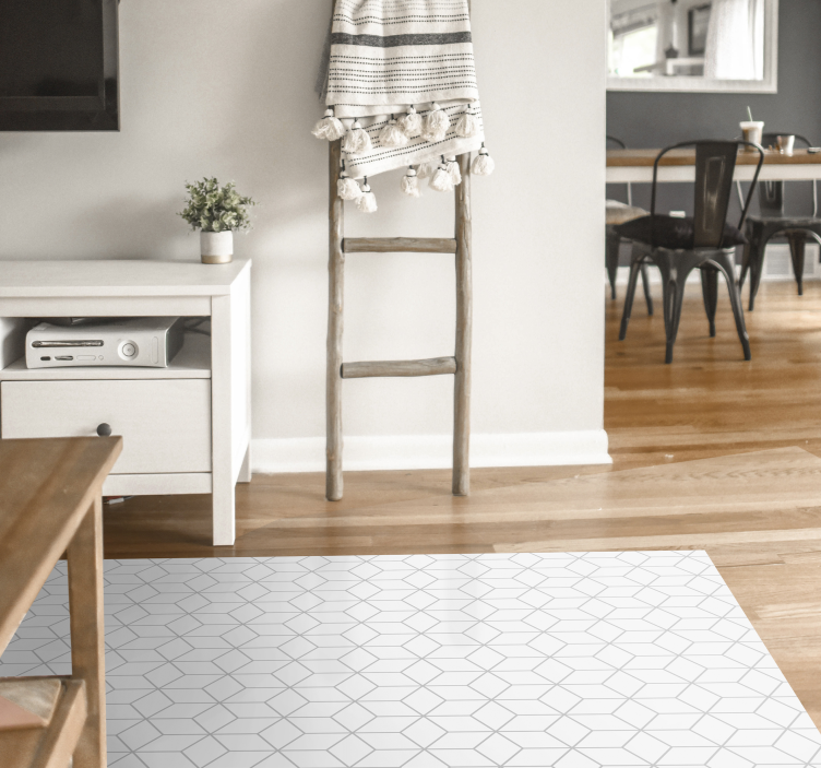 Nordic hexagons nordic preproga - TenStickers