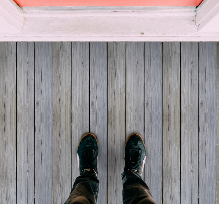 Nordijski stil iz surovega lesa nordijske vinilne podstavki - TenStickers