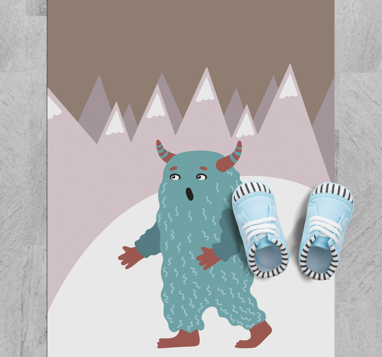 Lik nordijske pošasti Vinilne preproge v drugih vzorcih - TenStickers