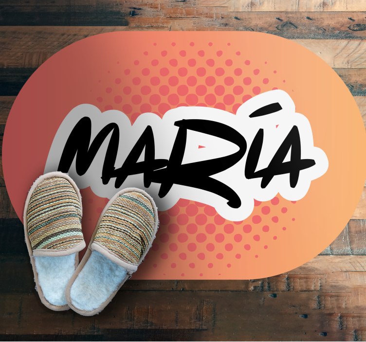 Oblikovanje imena Vinilna preproga z imeni - TenStickers