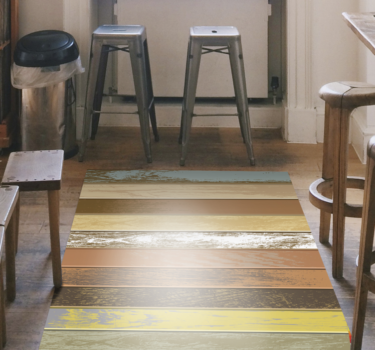 Pisane lesene plošče lesena tla - TenStickers