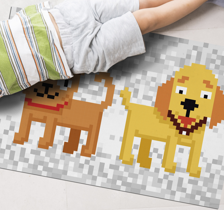Pixelated pet friends vinilne preproge v drugih vzorcih - TenStickers