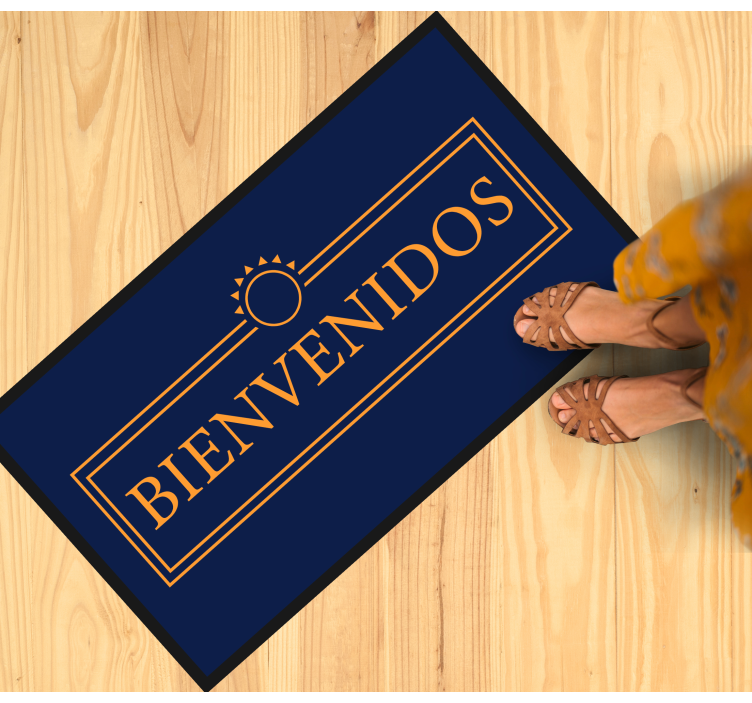 Pozdravno sporočilo sodobne vinilne preproge - TenStickers