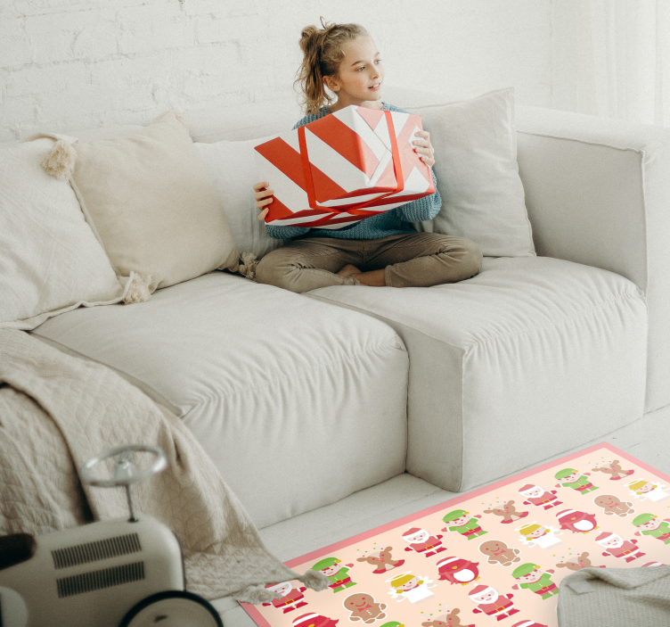 Praznični liki Božična vinilna preproga - TenStickers