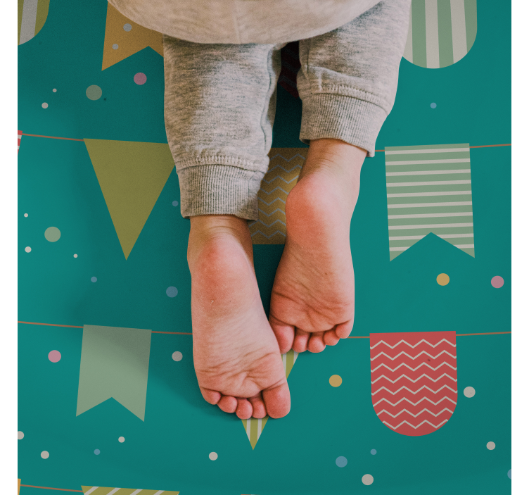 Praznični strnad Otroške vinilna preproga - TenStickers