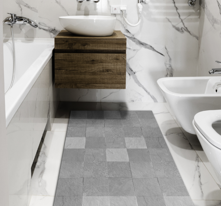 Preproge ploščice kamnite talne ploščice - TenStickers