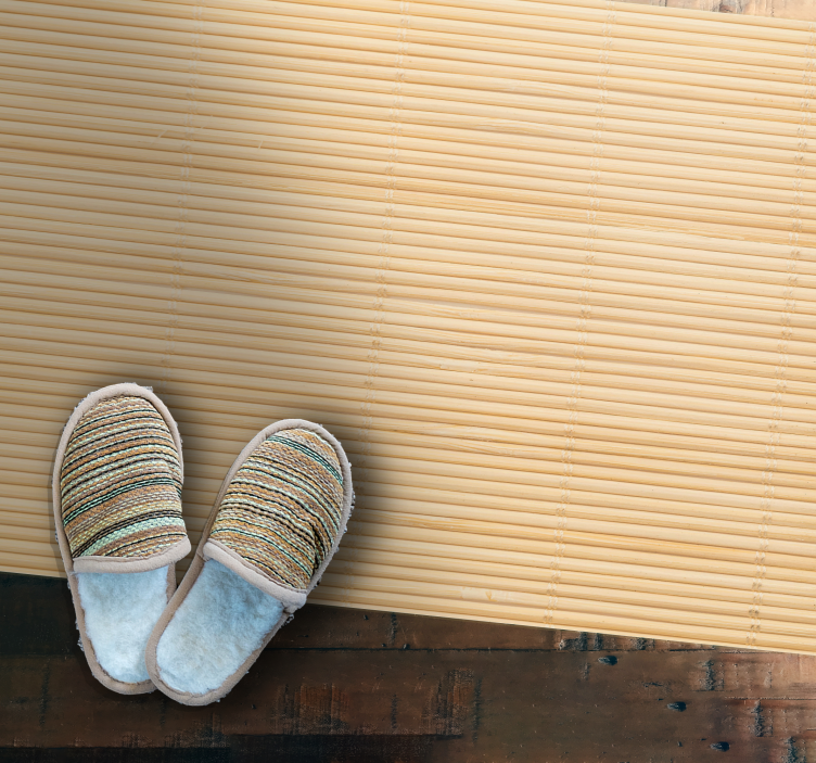 Preproga iz imitacije vzorca bambusa - TenStickers