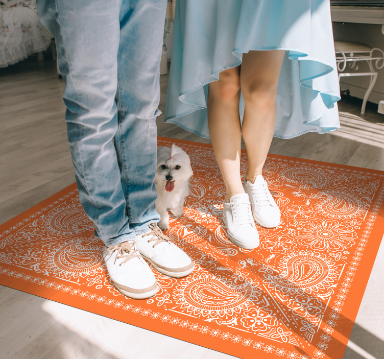 Tepih iz dnevne sobe iz vinilne ploščice - TenStickers